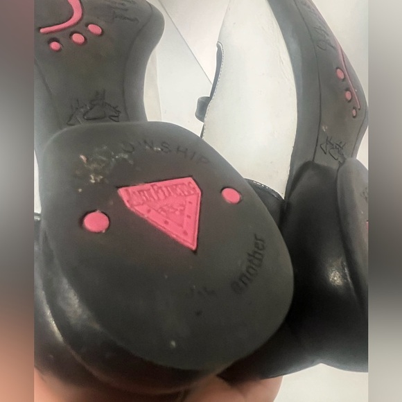 John Fluevog Sandra Mary Jane 9.5 BlackWhite Leather Retro Fellowship Collection - Picture 9 of 13